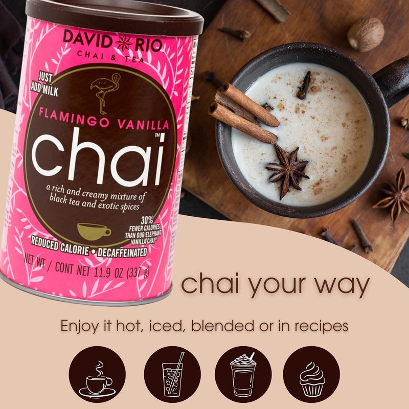 David Rio Flamingo Vanilla Chai Tea Latte Mix - Image 4